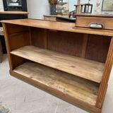 Oak cash register counter from the early 20th century
