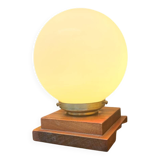 Bedside lamp, table lamp, white opaline globe