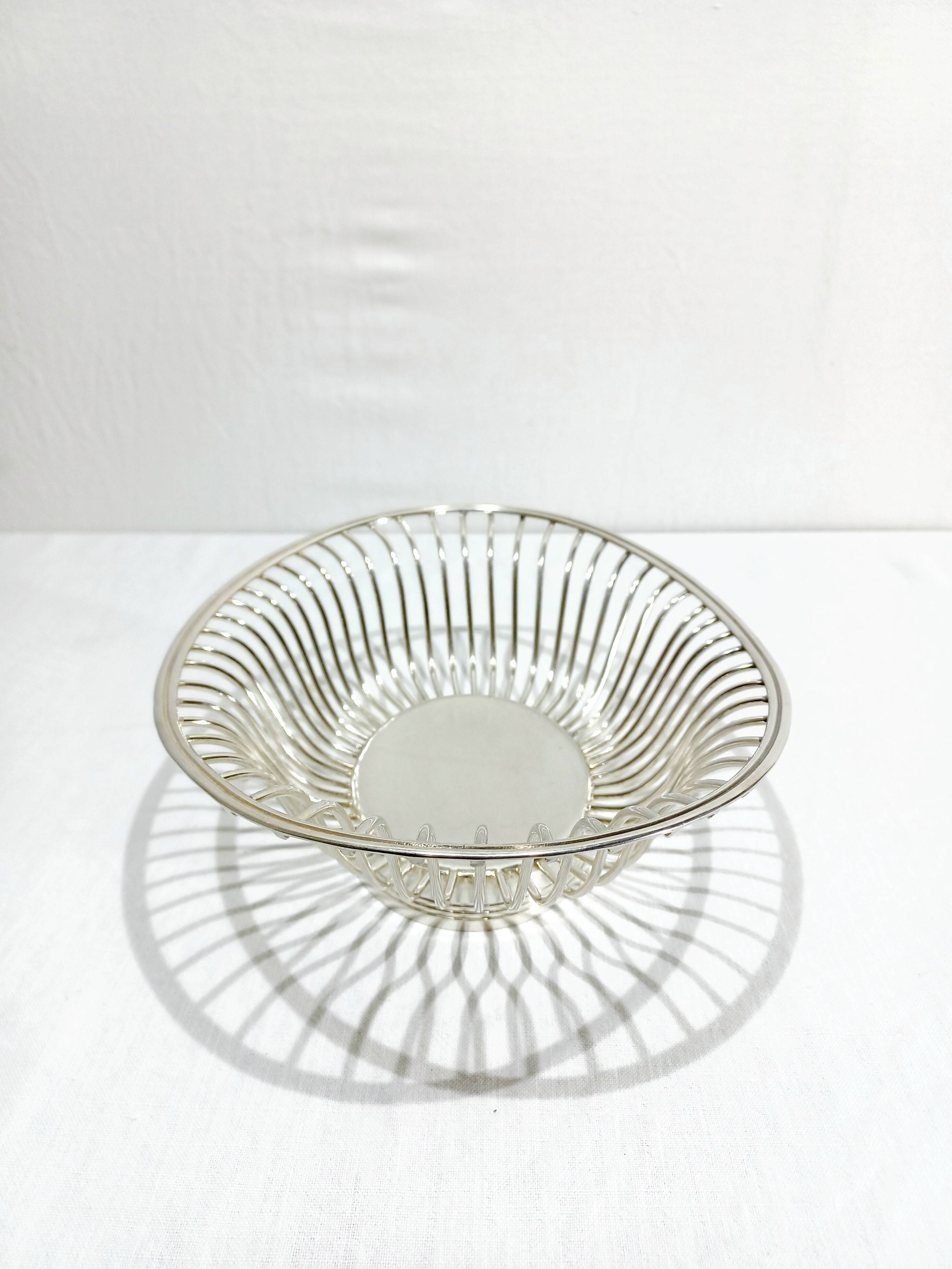 SILVER METAL BANQUETTE CHRISTOFLE GALLIA COLLECTION