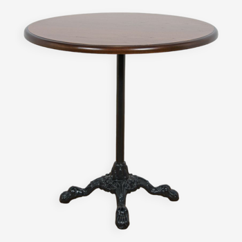 Art Nouveu Cast Iron and Wood Coffee Table