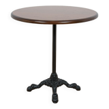 Table basse en fonte et bois, Art Nouveu