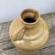 Beige glazed ceramic vase
