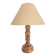 Lampe de table en bois brutaliste moderne du milieu du siècle, France, années 1950