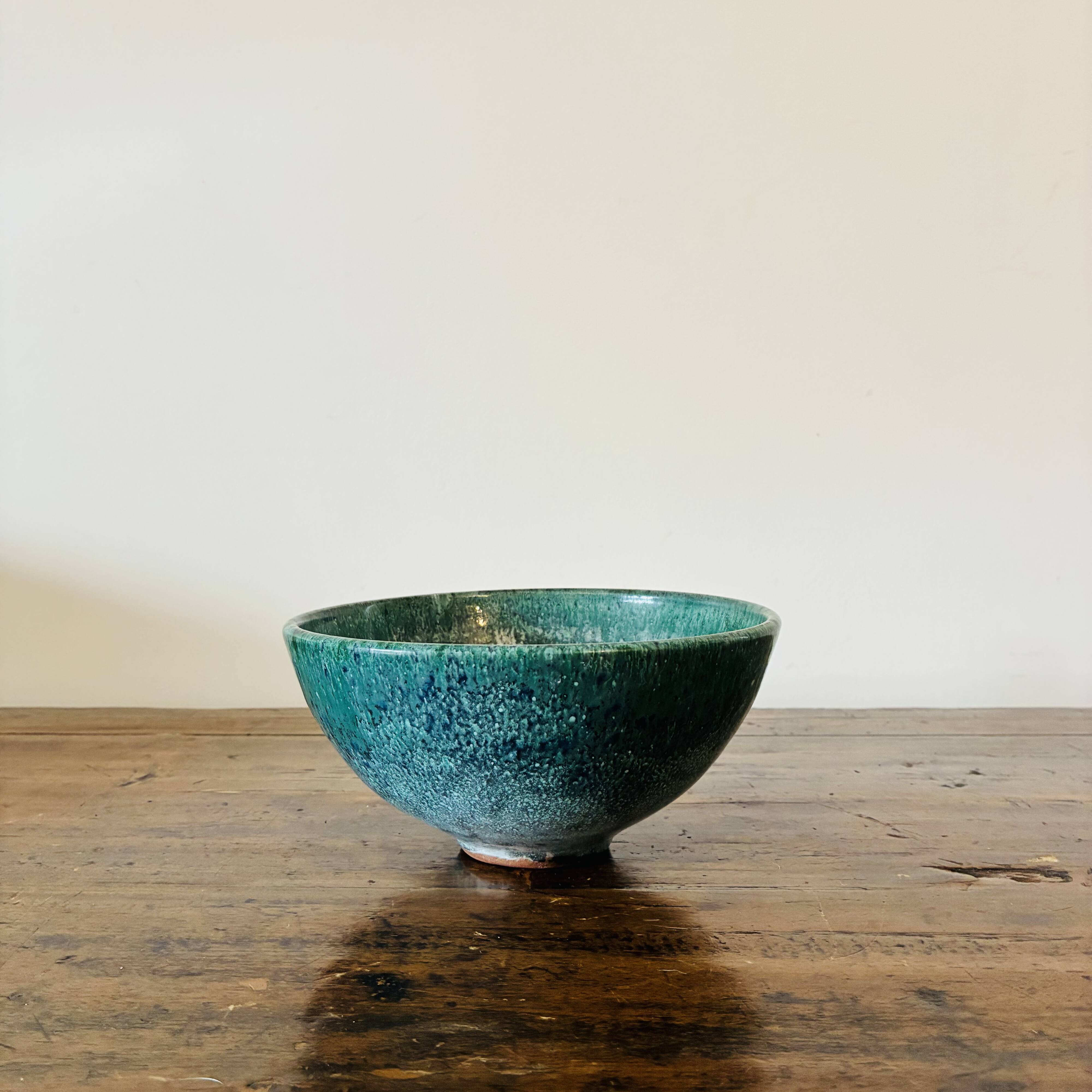 Glazed ceramic bowl – Atelier des Cyclades, Roland Zobel – Anduze