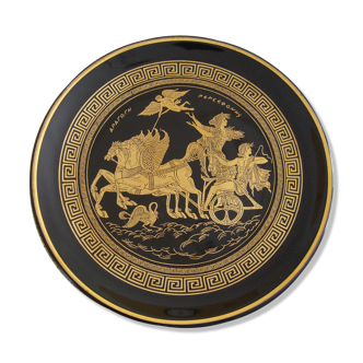 Greek plate decoration gold 24 carats