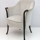 Pair of Giorgetti Italian Velvet Armchairs "Progetti", 1980s