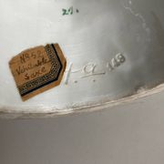 Perroquet en porcelaine de Saxe 19e signée