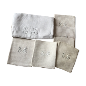 ensemble nappe et serviettes