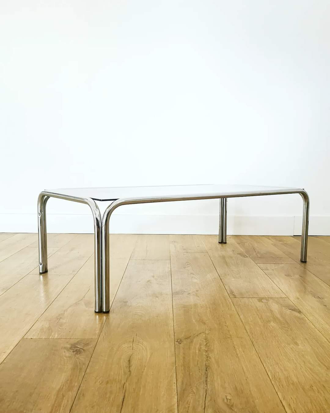 Coffee table 70 in smoked glass