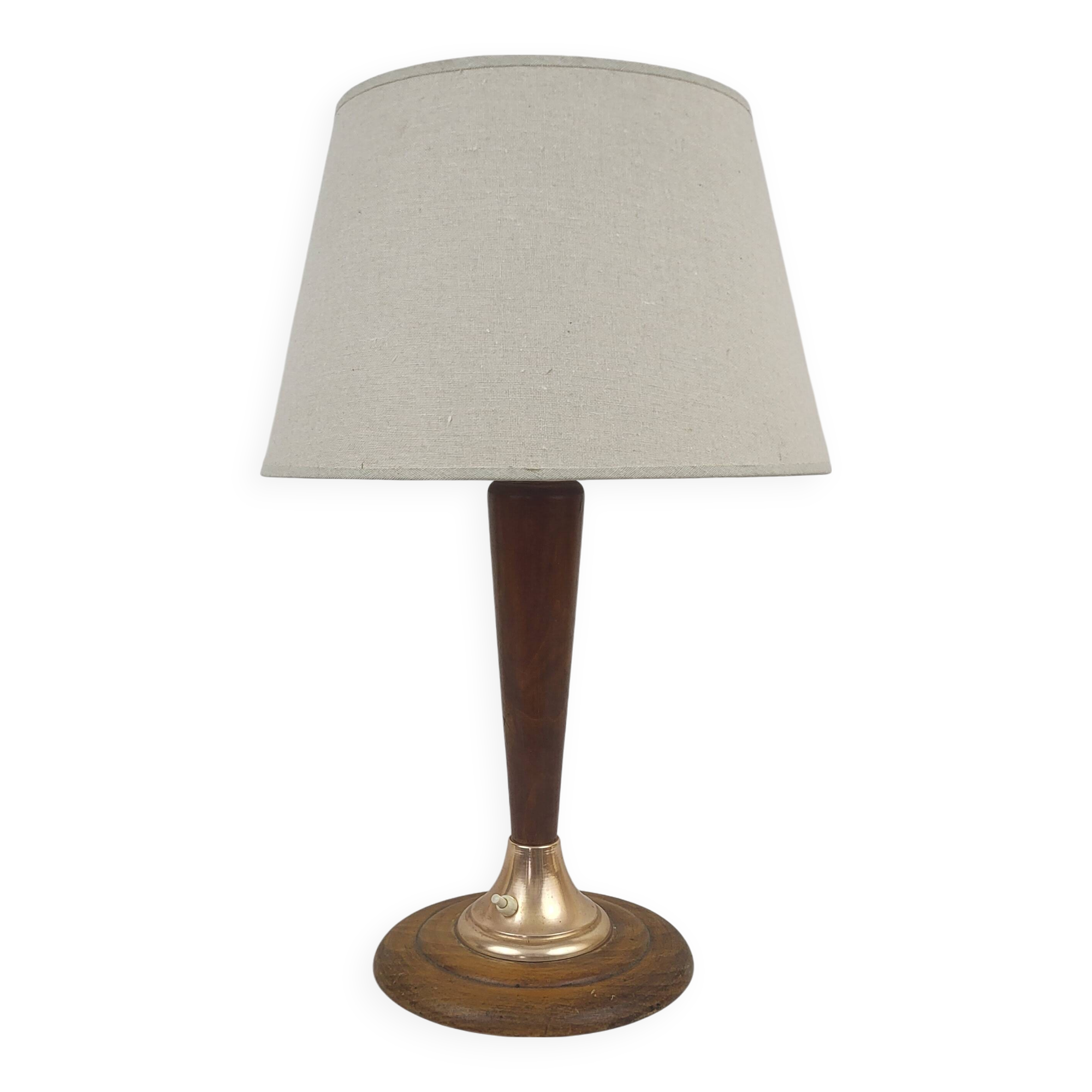 Art Deco wooden lamp