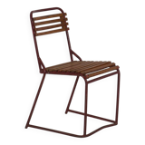 Antique red garden chair (circa 1900).