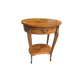 Louis XV style bedside table in cherry wood marquetry
