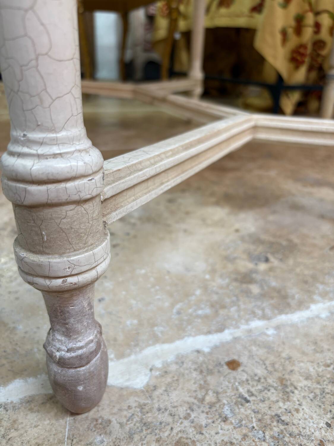Table style Louis XVI en marbre vert