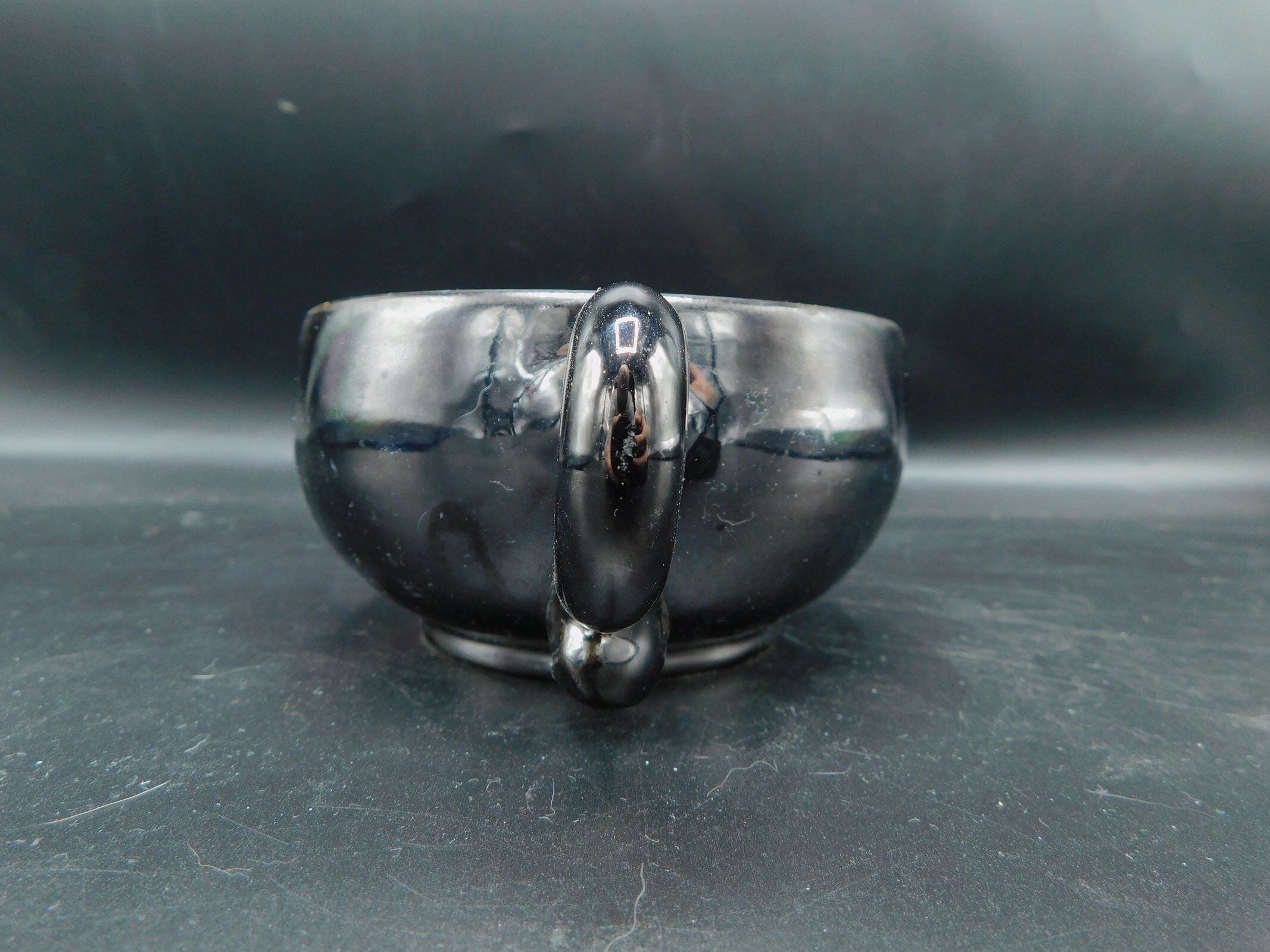 Two-coloured Vallauris breakfast cup