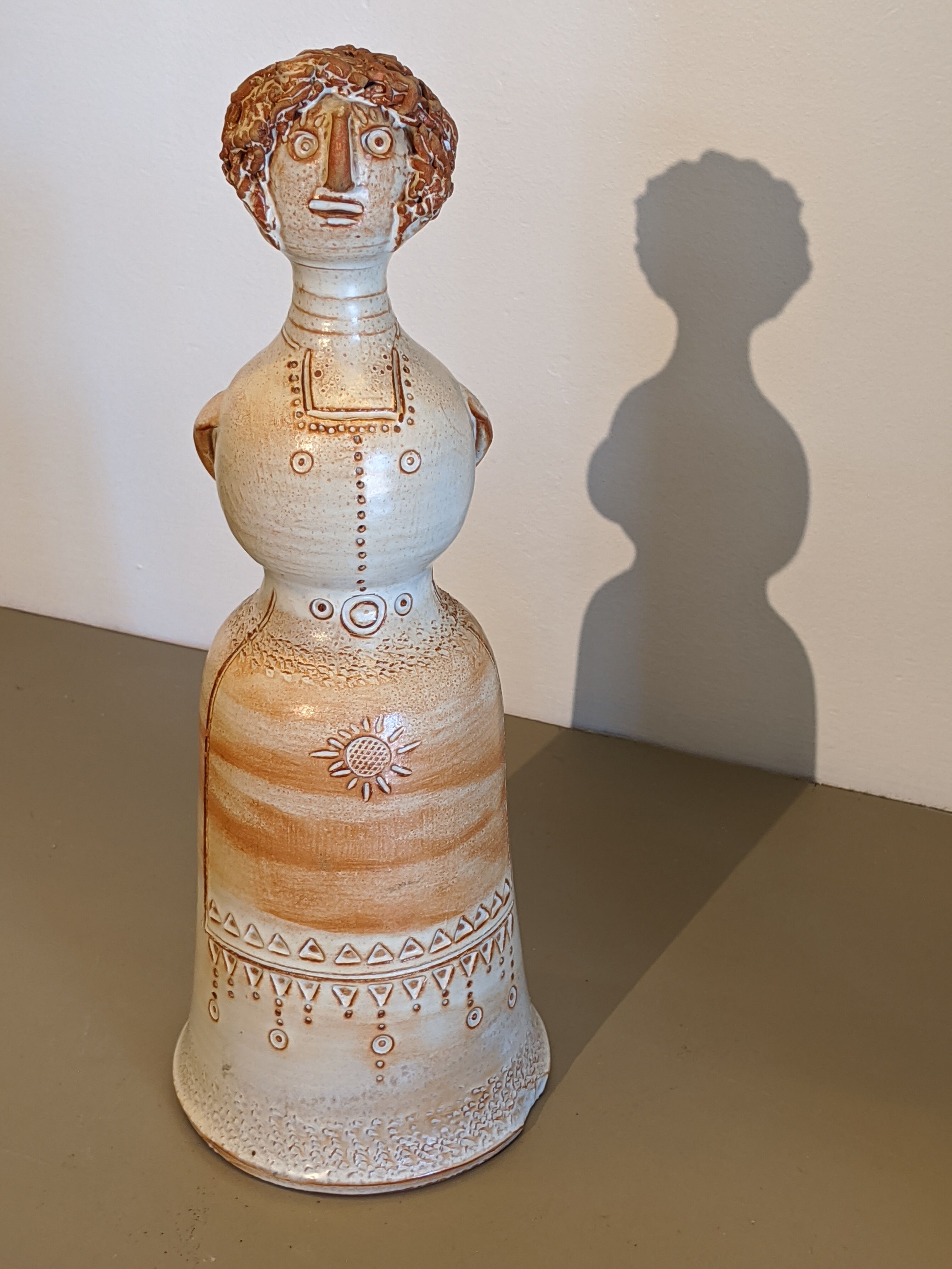 Statuette Woman in ceramic Dieulefit