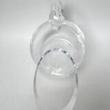 Leaning glass wine carafe