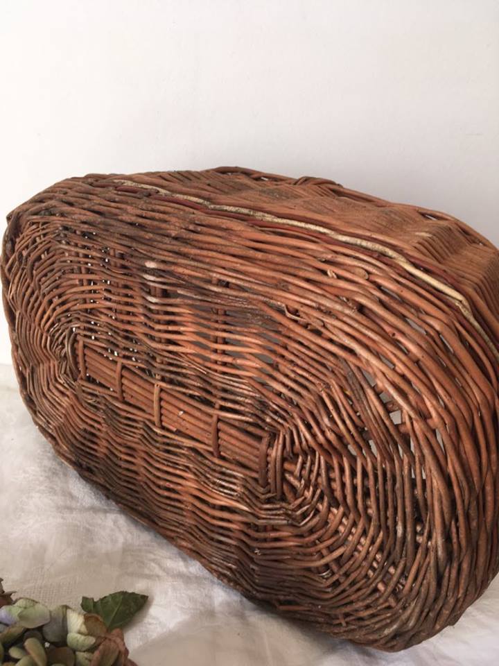 Old wicker basket
