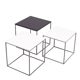 Nesting Tables model PK-71 designed by Poul Kjærholm. by E. Kold Christense