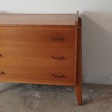 Commode vintage pieds compas