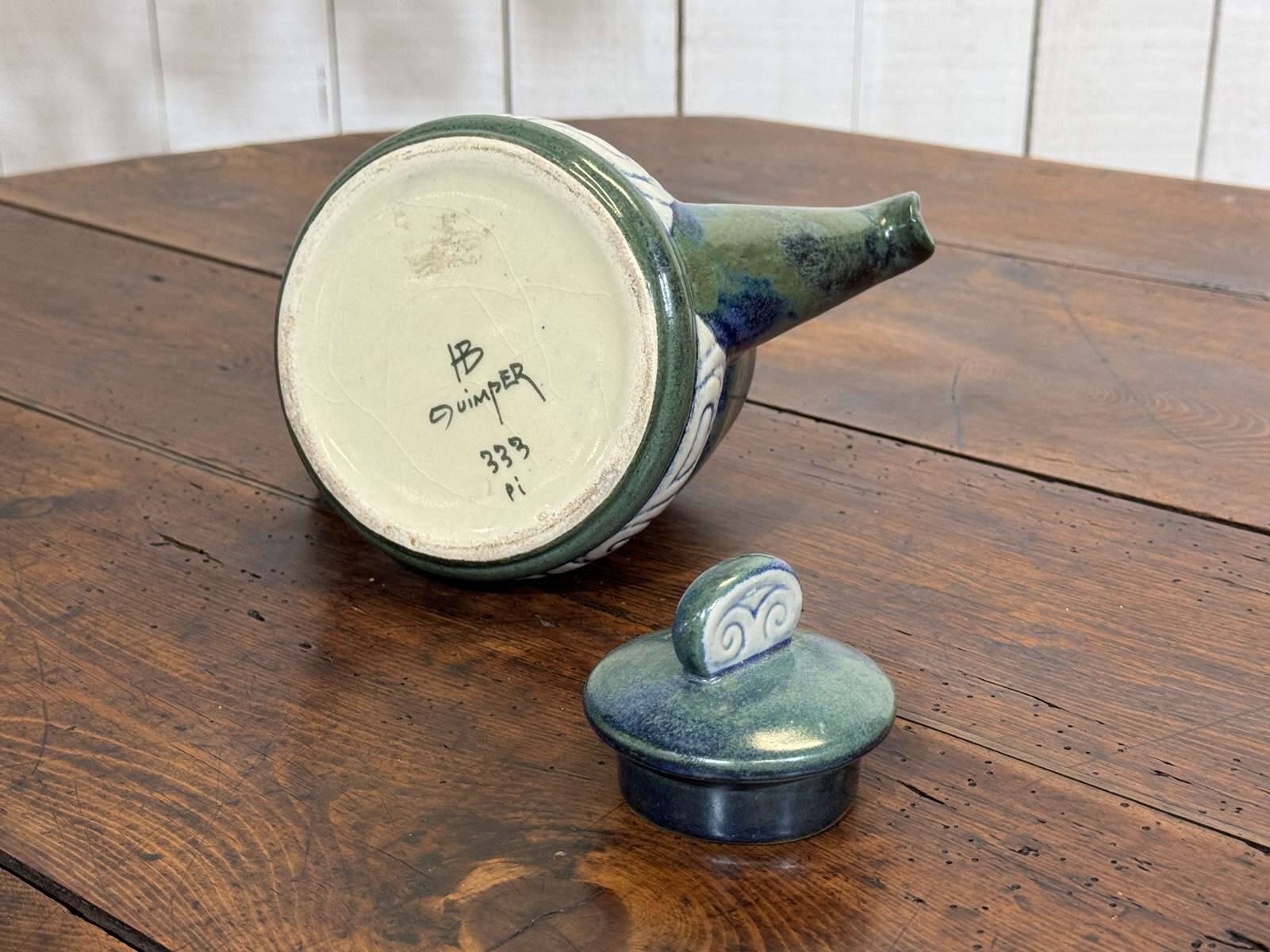 HB QUIMPER stoneware service from the 1930s.