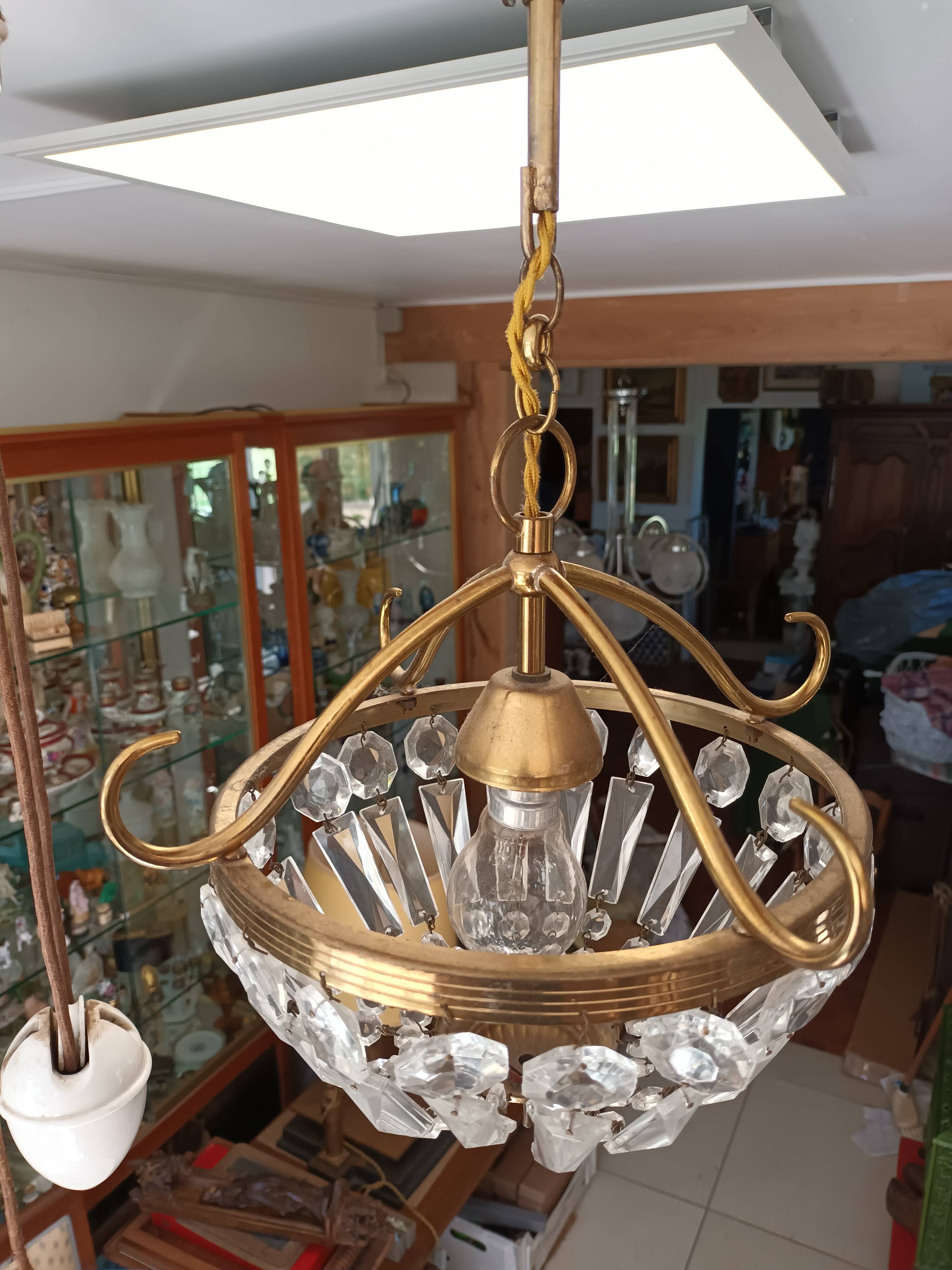 Chandelier pampilles XW th