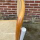 Chaise Cesca modèle b32 en blanc et bois par Marcel Breuer