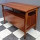 Scandinavian style wood desk 1960s