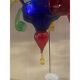 Murano Multicolors Glass Chandelier Random Colors 5 Arms