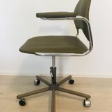 Vintage Olive Office chair by Kovona K 107 from Czechoslovakia 1970’s