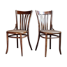 Pair of bistro chairs 1900 from Türpe in curved wood