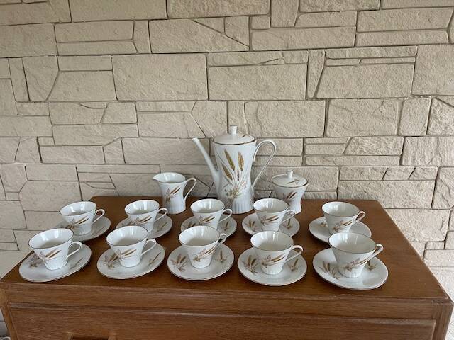 Old scherzer porcelain coffee service