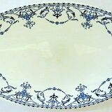 Service of luneville earthenware dishes