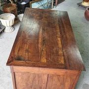 BUREAU A 9 TIROIRS EN NOYER 1900