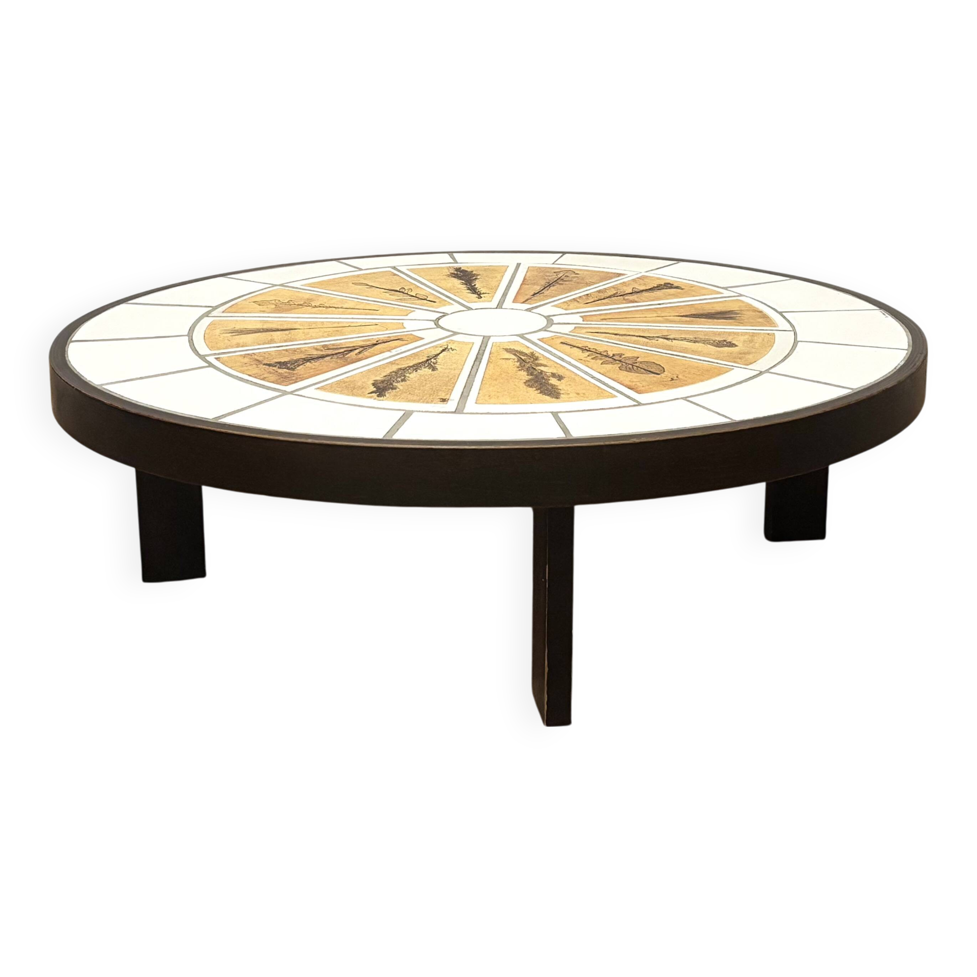 Ceramic coffee table by Roger Capron