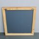 1970s Pair of Oak Large Square Mirrors, Czechoslovakia