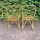 Pair of Van Rohe rattan chairs