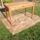 Table bureau bois brut