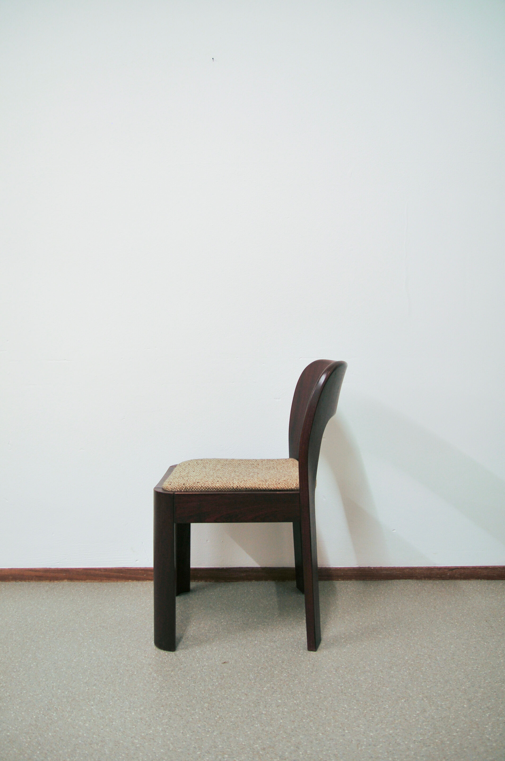 4 brutalist dining chairs