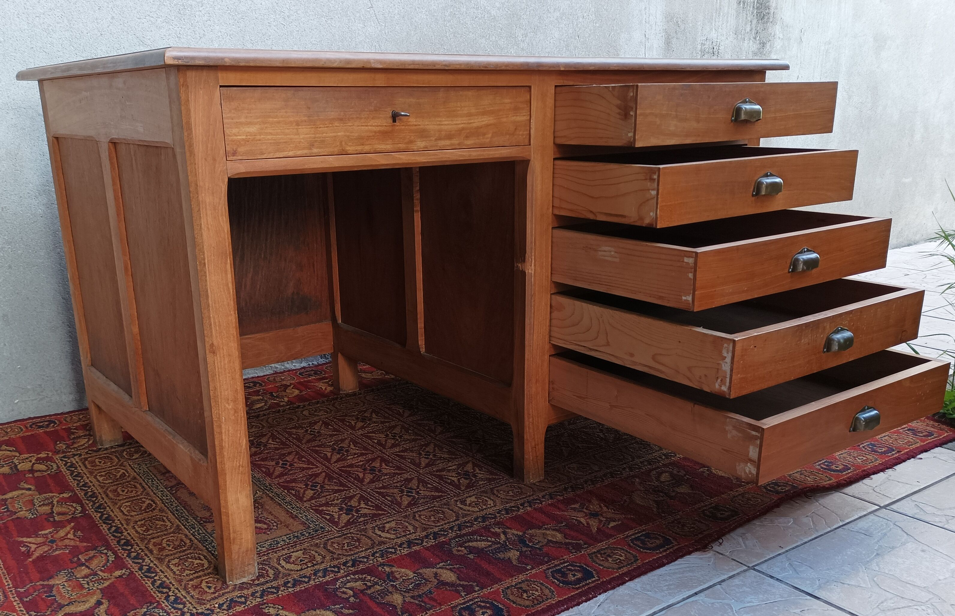 Vintage beech desk