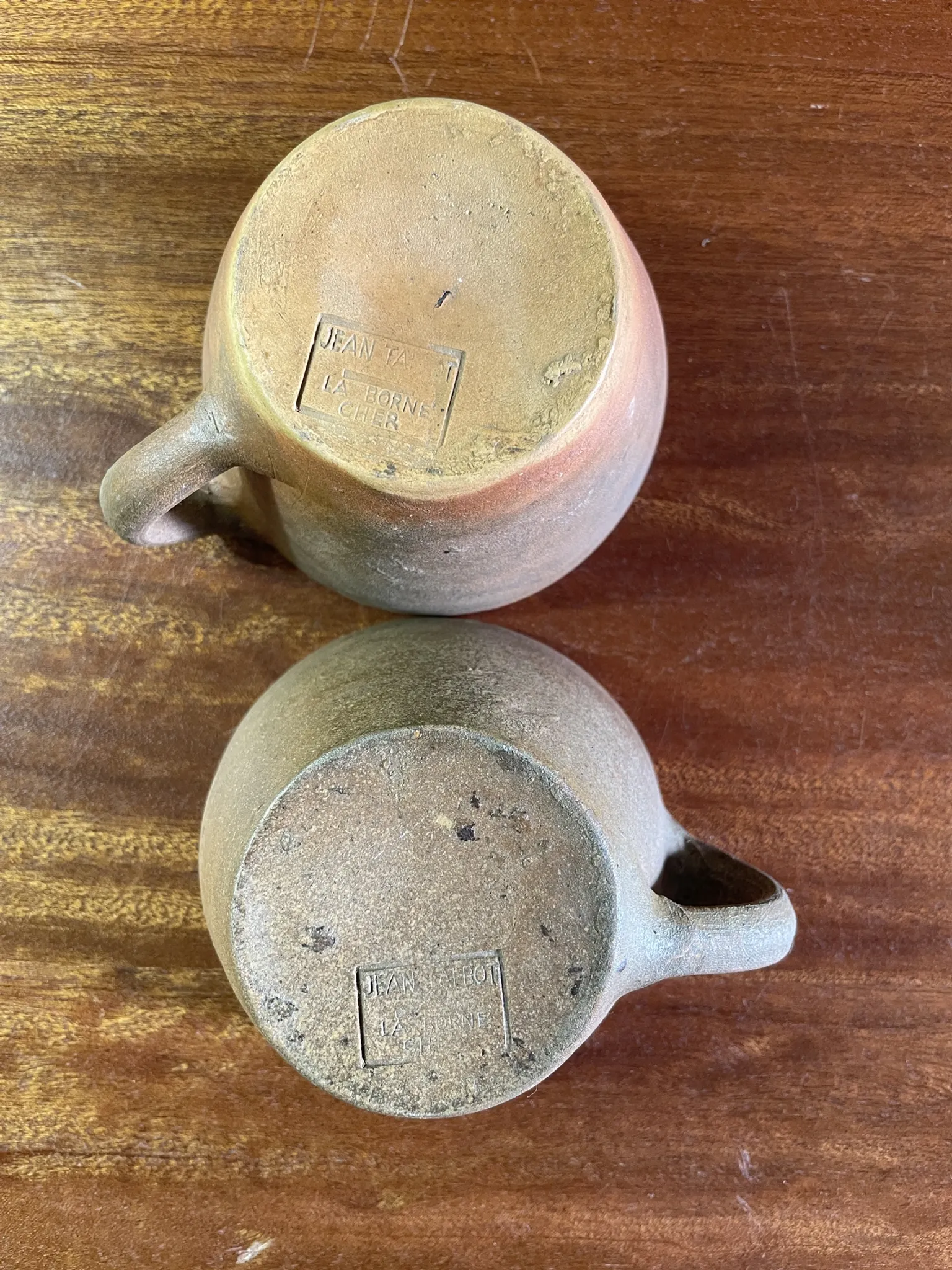 Two cups Jean Talbot la Borne