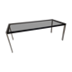 Table basse , verre fumé