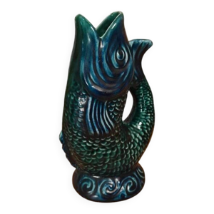 Pichet poisson en porcelaine