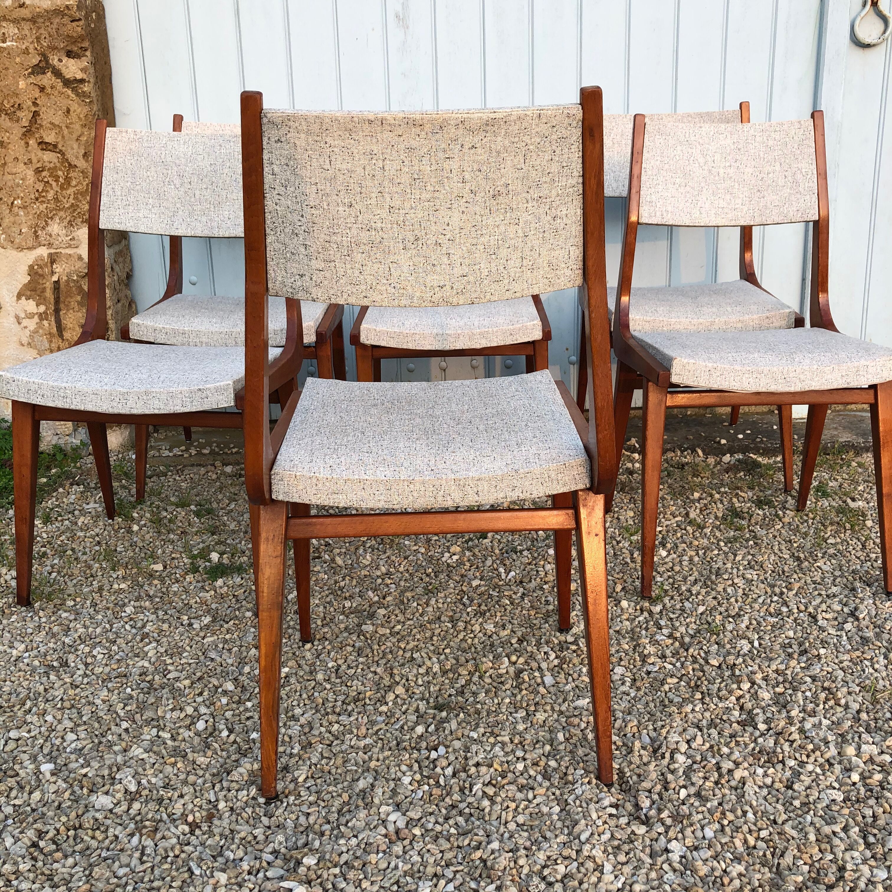 Vintage dining room 6 chairs