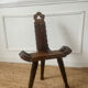 Brutalist tripod chair