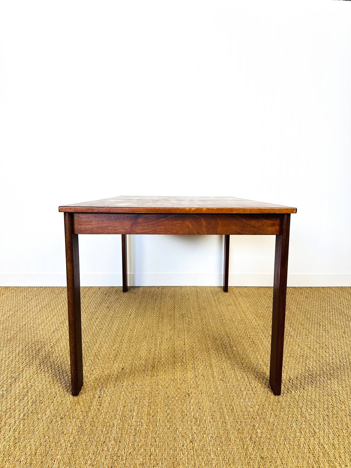 Scandinavian dining table in teak