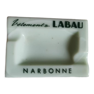 Opaline ashtray. Labau clothing. Narbonne.