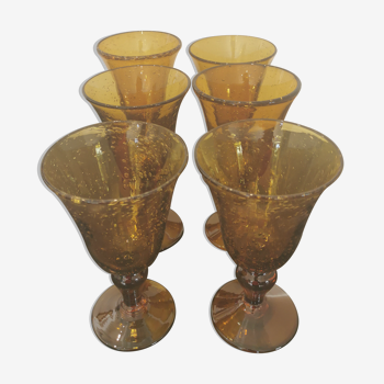 Lot de 6 verres à pied Biot