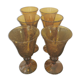 Lot de 6 verres à pied Biot