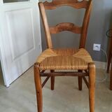 Chaise en paille