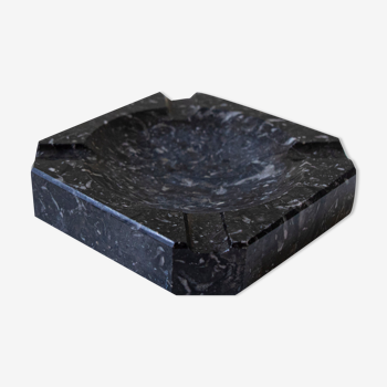 Ashtray/Black marble pocket drain